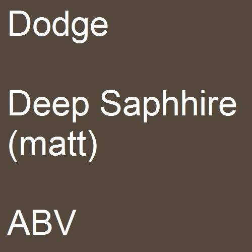 Dodge, Deep Saphhire (matt), ABV.